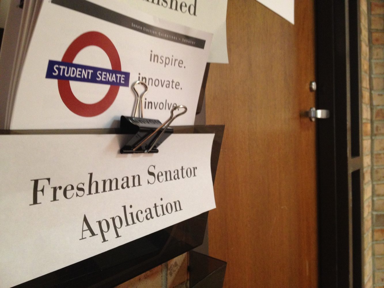 Student senate to choose three freshmen senators
