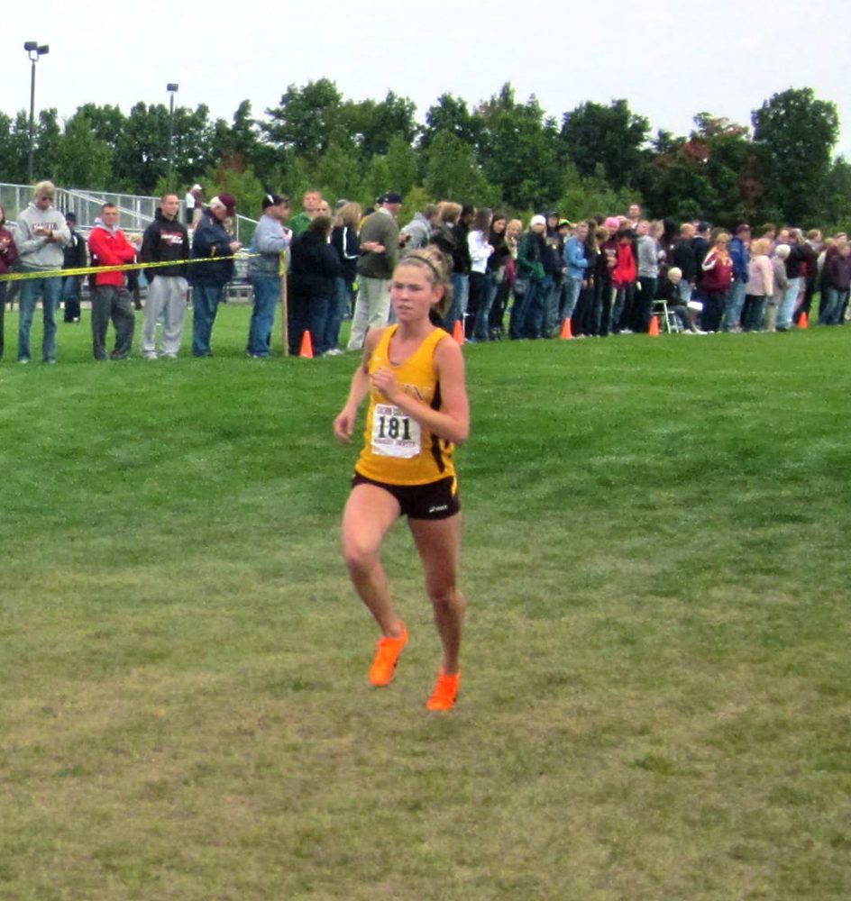 Alyssa Penning led the Knights to a first place finish over the weekend. Photo by Jess Koster