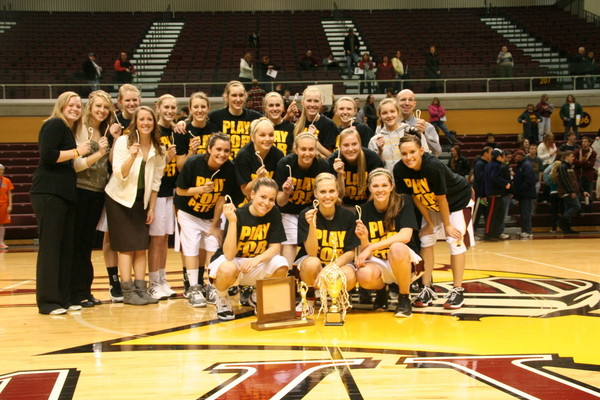 Last years womens basketball team won the MIAA tourney. Photo courtesy calvin.edu