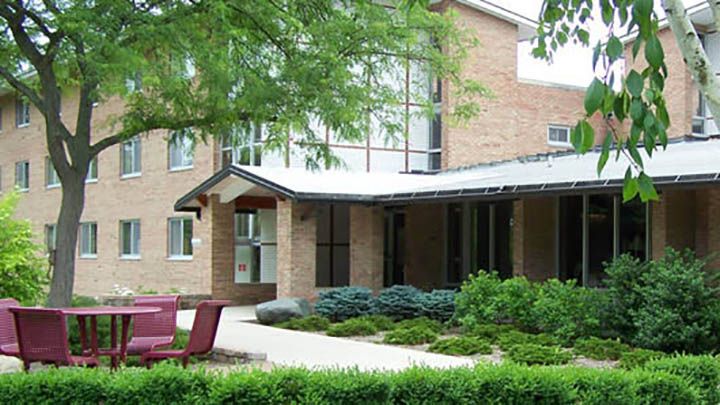The dorm Beets-Veenstra Hall, named after Henry Beets and Johanna Veenstra; Photo courtesy Calvin.edu.