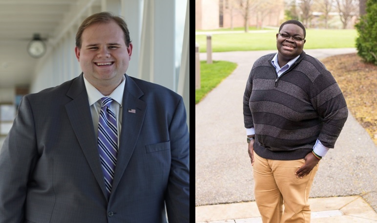 Presidential candidates Billy Fredericks (left) and Andrew Oppong (right).