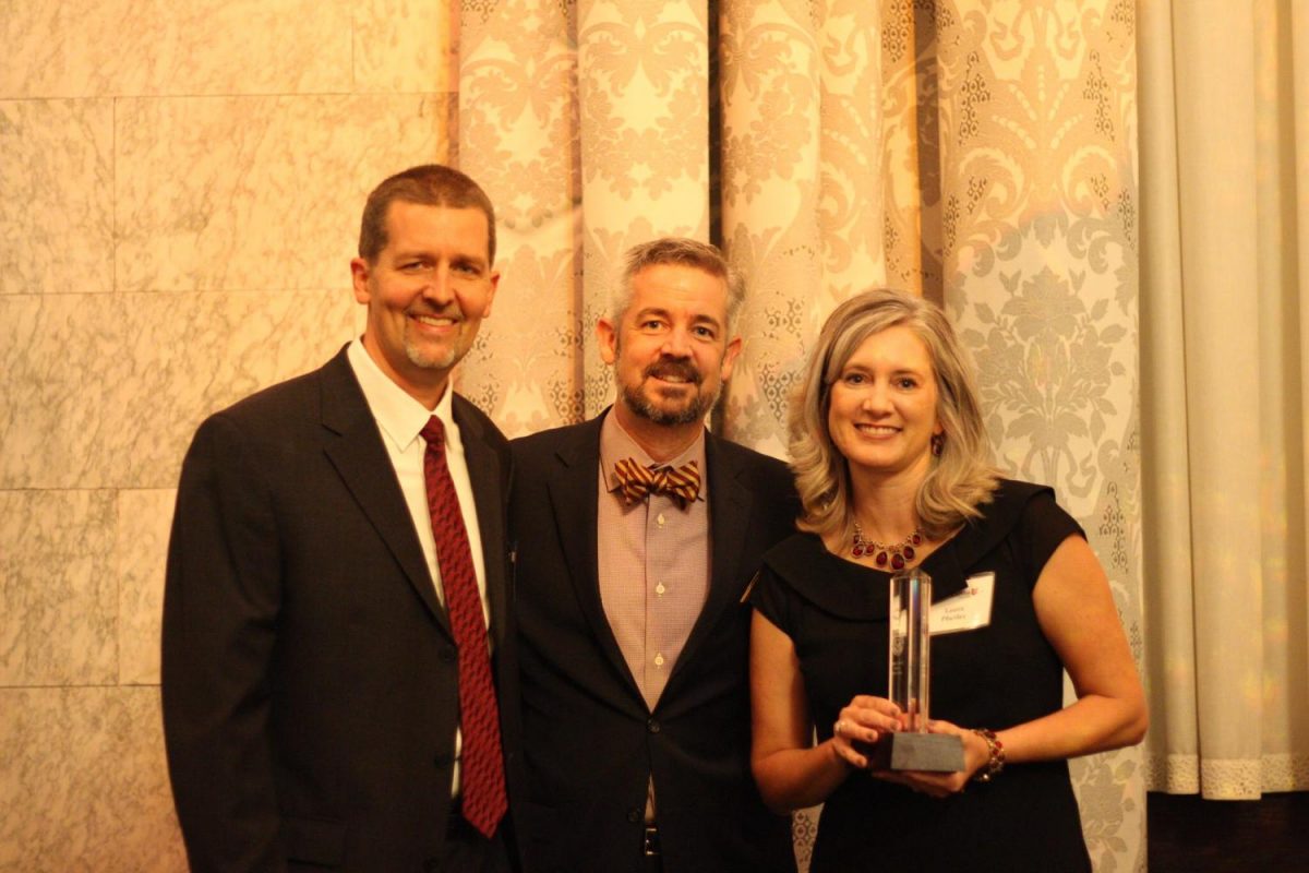 Todd and Laura Pheifer were two of the winners of this year’s
Outstanding Service Award. Photo by Yooyoung Kwon.