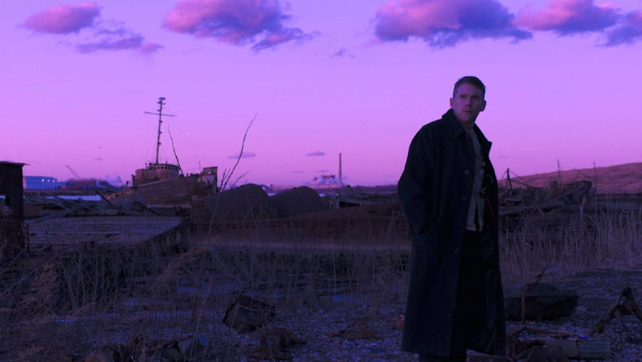 Ethan Hawke plays a haunted ex-military chaplain in First Reformed.  Killer Films/Arclight Films/Omeira Studio Partners