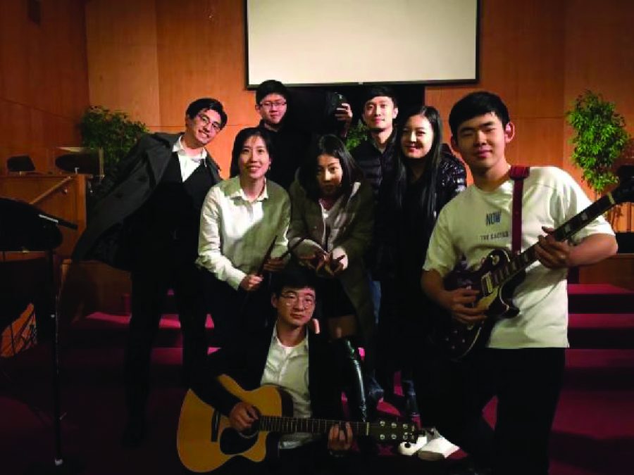 CSA Bible study presents play at a Detroit Chinese church