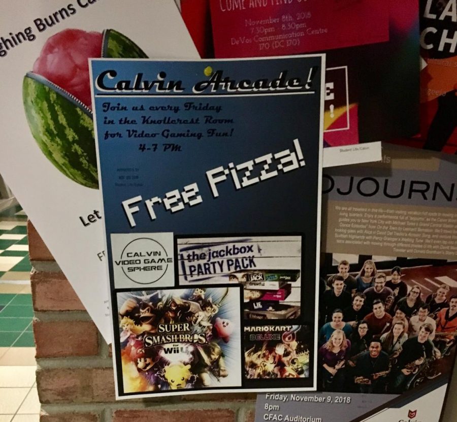 Poster advertising free food for students