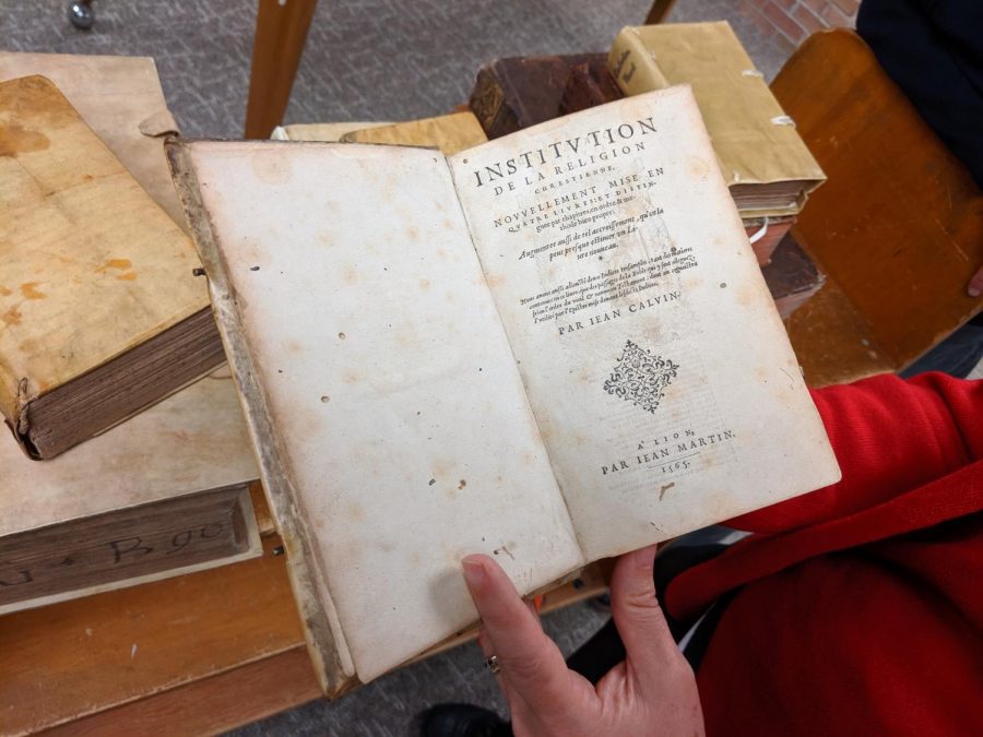 A rare book from Calvins collection