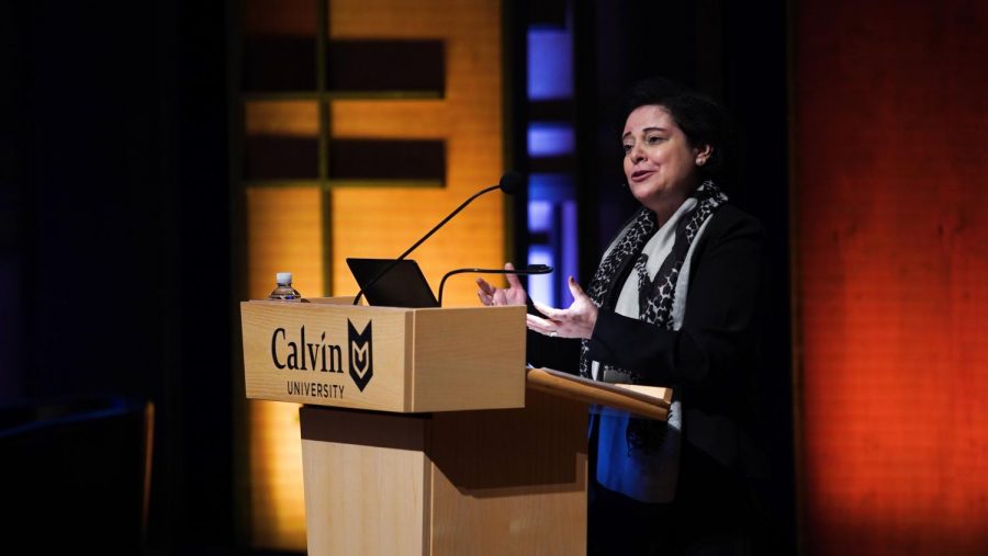 Najla Kassab discussed six ways in which the Reformed church has an impact in the Middle East.
