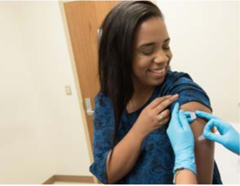 The CDC recommends that everyone 6 months of age and older get a flu vaccine every season.