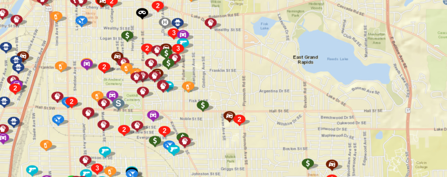 Gun violence surges in Grand Rapids, neighborhoods close to Calvin