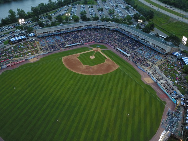 For non-sporting events, the ballpark can seat up to 15,000 people.