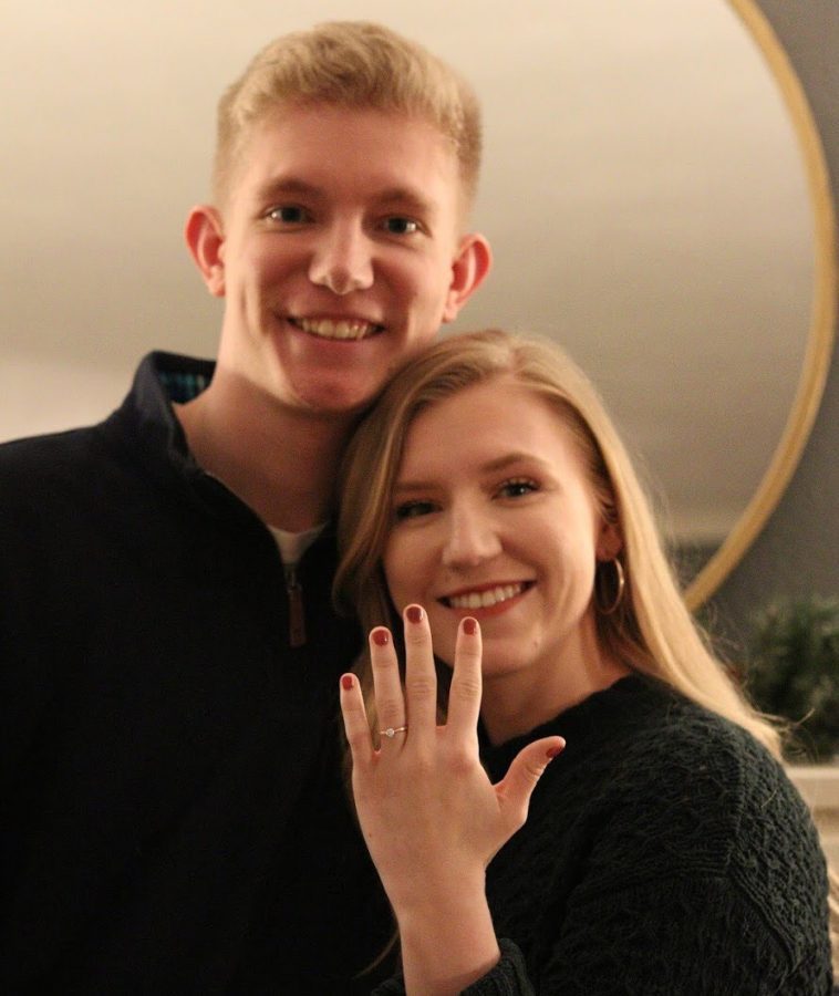 Derek Vos and Sarah Catlin are a now-graduated Calvin couple who met during their freshman year of college in December 2016.