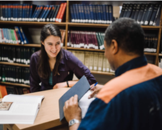 Before the pandemic, students from Calvin's main campus often tutored at the Handlon campus