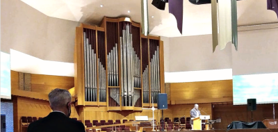 Calvins organists will lead two chapel services in February.