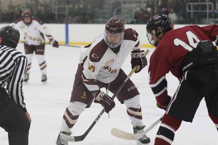 Calvin Hockey hosted an alumni game over homecoming weekend celebrating 50
years.