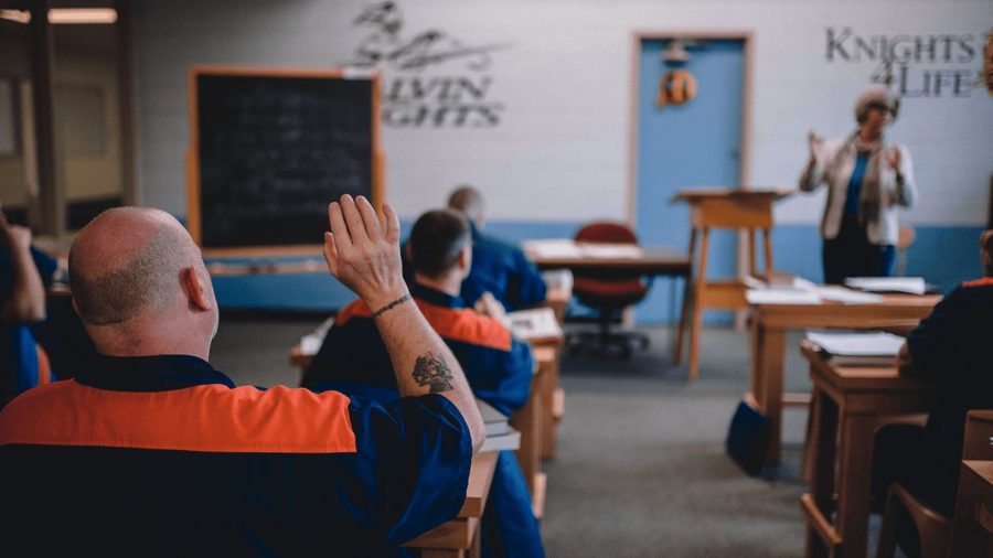 Individuals participating in Calvin’s CPI program sometimes attend the
Grand Rapids campus after reentry to complete their education.