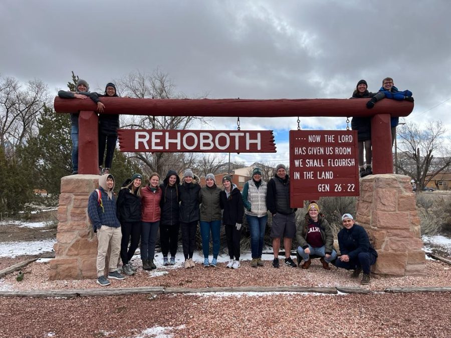 Students volunteered at Rehoboth Christian School in New Mexico as part of a public health class with the Clean Water Institute.
