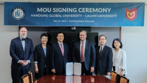 New opportunities for students as Calvin admin renews ties with South Korea