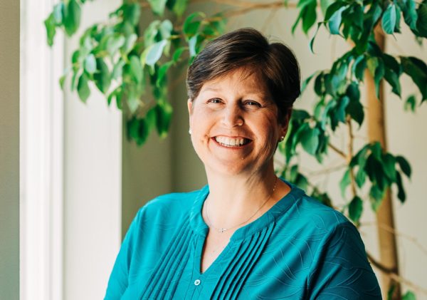 Rev. Mary Hulst has been Calvins university pastor since 2009