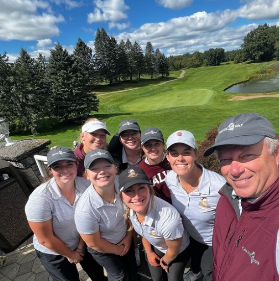 Calvin's women's golf team has enjoyed a strong start to the 2024-2025 season. Image from calvin.womens.golf.