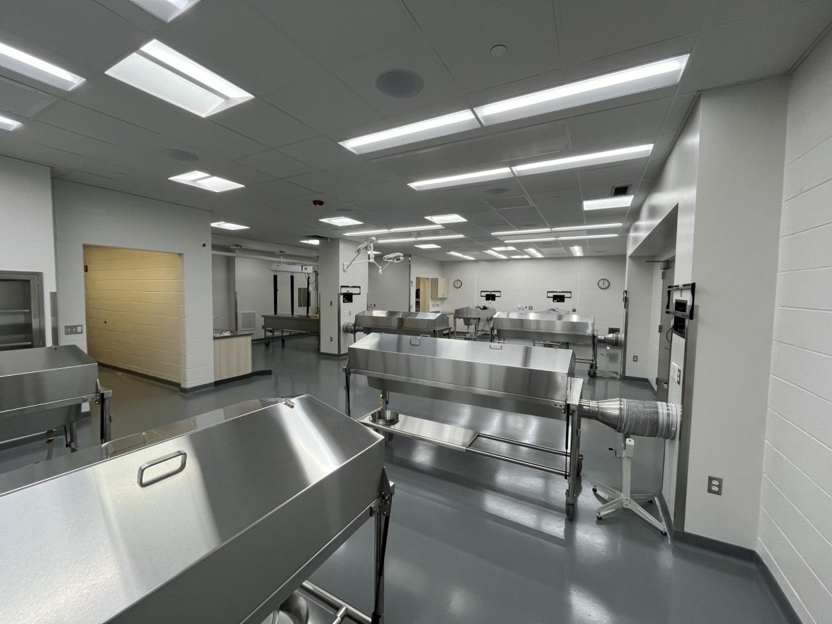 The cadaver lab is one of Calvin's recently completed capital projects.