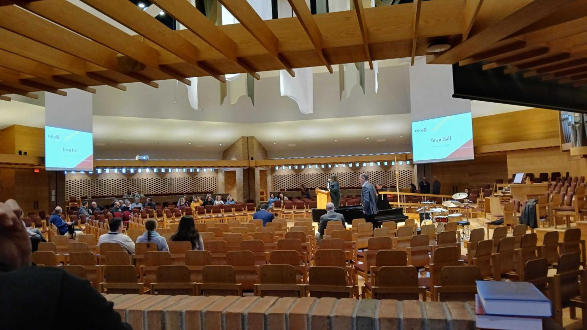 The town hall was held in Calvin's chapel, which is also the location where Synods 2022, 2023 and 2024 convened.