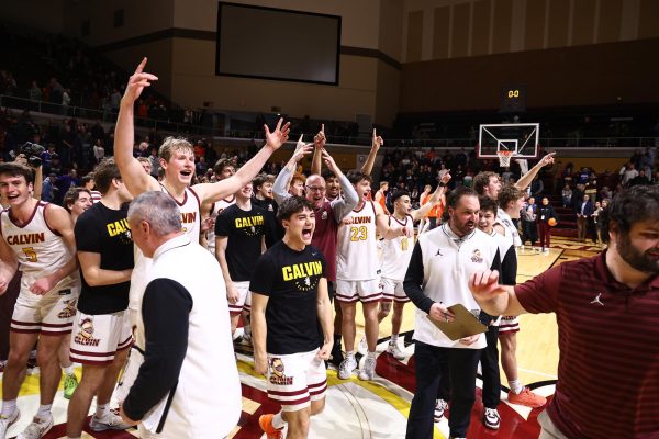 Men's basketball season ends in semifinals of MIAA tournament
