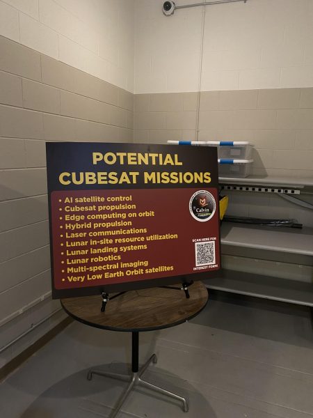 Calvin’s CubeSat program launches into action