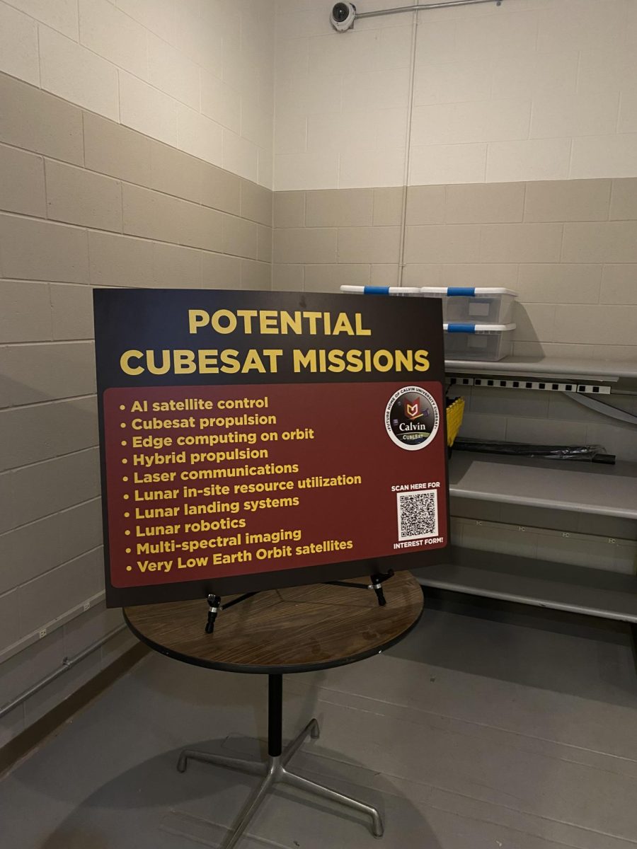 Calvin’s CubeSat program launches into action